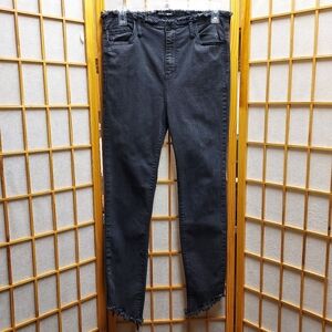 🖤 Fashion Nova Frayed Distressed High Waist Skinny Jeans Junior's 11 Women's 10